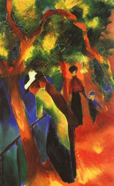 August Macke Sunlight Walk